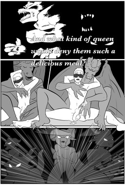 anthro anthro_dominating_human balls bodily_fluids breasts cum cum_drip defeated dominant dominant_female dripping duo exposed featureless_breasts female female_dominating_male flaccid flexible forced forced_presenting genital_fluids genitals group human_on_anthro imminent_rape imminent_sex interspecies larger_dom male male/female non-mammal_breasts penis presenting presenting_penis pubes restrained size_difference splits spread_legs spreading tail tapering_tail text circuit19 mythology dragon human kobold mammal mythological_creature mythological_scalie scalie comic english_text hi_res monochrome