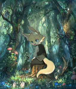amazing_background ambiguous_gender anthro arrow_(weapon) blue_eyes bodily_fluids bottomwear bow_(weapon) cheek_tuft clothed clothing crowd cute_fangs day detailed_background facial_tuft fangs feral flower forest fully_clothed fungus fur grass group holding_object holding_staff holding_weapon inner_ear_fluff ivy_(plant) kemono landscape larger_anthro looking_at_another magic_user male melee_weapon moss multicolored_body multicolored_fur mushroom nature nude open_mouth outside pants plant ranged_weapon shield shirt sitting sitting_on_stump size_difference smaller_feral staff sweat sweatdrop sword teeth topwear tree tree_stump tuft two_tone_body two_tone_fur vest weapon white_body white_fur yellow_body yellow_fur young young_anthro pippi913 canid canine cricetid fox hamster mammal rodent 2016 detailed digital_media_(artwork) digital_painting_(artwork) painting_(artwork)