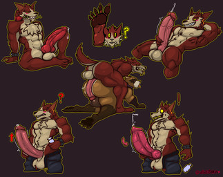 5_fingers abs after_transformation anal anal_penetration animal_genitalia animal_penis anthro anthro_on_anthro armpit_hair ball_size_difference ball_tuft balls big_balls big_butt big_penis black_bracelet blush blush_lines bodily_fluids body_hair bottle bottomwear bracelet bracelet_only brown_balls brown_body brown_fur butt canine_genitalia canine_penis chest_hair clothed clothing container denim denim_bottomwear denim_clothing doggystyle dominant dominant_anthro dominant_male dripping duo ear_piercing ear_ring erection expressions expressive facial_scar feet fingers flower foot_fetish foot_focus from_behind_position fur genital_fluids genital_transformation genitals glans hand_on_penis hindpaw humanoid_genitalia humanoid_penis imminent_sex jeans jewelry knot knotted_penis leaking_precum looking_at_viewer looking_pleasured male male/male male_on_bottom male_on_top masturbation multicolored_body multicolored_fur multiple_poses muscular muscular_anthro muscular_arms muscular_male muscular_thighs nipples nude nude_anthro nude_male on_bottom on_top pants partially_clothed pawpads paws pecs penetration penile penile_penetration penis penis_grab penis_in_ass piercing pink_penis plant plantigrade plantigrade_pawpads pose precum precum_drip presenting presenting_balls presenting_hindquarters presenting_penis pubes question_mark red_body red_fur red_tail ring_piercing rose_(flower) scar scared_expression scary seducing_viewer seductive sex shield_potion simple_background surprised surprised_eyes surprised_face surprised_look tail teeth teeth_showing thick_thighs throbbing throbbing_penis tongue tongue_out transformation tuft two_tone_body two_tone_fur two_tone_tail vein veiny_muscles veiny_penis white_eyes yellow_eyes velvetdraw epic_games fortnite mythology hajime_(fortnite) lycan_west_(fortnite) canid canine canis mammal mythological_canine mythological_creature raccoon_dog tanuki werecanid werecanine werecreature werewolf wolf 2025 absurd_res digital_drawing_(artwork) digital_media_(artwork) hi_res