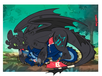 anal anal_penetration anthro anthro_on_feral bestiality bodily_fluids duo feral feral_penetrating genital_fluids male male/male male_penetrated male_penetrating male_penetrating_male nude penetration sex tail teratophilia wings magikarpii dreamworks european_mythology how_to_train_your_dragon mythology toothless dragon fury_(httyd) monster mythological_creature mythological_scalie night_fury scalie western_dragon adobe_photoshop_(artwork) digital_media_(artwork) hi_res