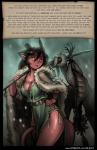 cloak clothing corpse death female food forest hair heterochromia horn plant ranger solo text tree bleats humanoid tiefling 2018 comic digital_media_(artwork) english_text hi_res url