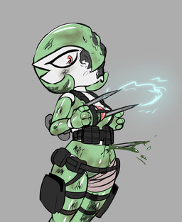 4_fingers anthro bandage blood bodily_fluids breasts damaged doll duo dying fatal_wound featureless_breasts featureless_feet feet female female_death fingers genital_fluids glistening glistening_body gore green_hair hair impalement machine medium_breasts melted_skin nailed pain red_eyes ryona solo sparks suffering tears toy unusual_blood unusual_bodily_fluids vaginal_fluids war weapon white_body wire wounded e254e nintendo pokemon gardevoir generation_3_pokemon humanoid pokemon_(species) robot hi_res