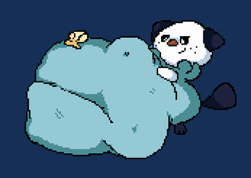 ambiguous_feral ambiguous_gender ambiguous_pred belly big_belly biped bipedal_feral black_sclera bloated blue_belly blue_body blue_tail brown_nose closed_smile feral feral_pred freckled_face freckles fully_inside hand_on_belly hand_on_own_belly huge_belly hyper hyper_belly looking_at_belly looking_at_own_belly monotone_face monotone_tail mouth_closed multicolored_body narrowed_eyes satisfied semi-anthro short_arms short_legs side_mouth simple_background size_difference smaller_ambiguous smaller_feral smaller_pred smile smirk soft_vore solo standing struggling struggling_prey tail three-quarter_view transparent_background unseen_prey vore white_eyes white_face wide_hips meatcanister nintendo pokemon generation_5_pokemon mammal mustelid oshawott pokemon_(species) 2026 alpha_channel animated cel_shading digital_media_(artwork) english_description frame_by_frame full-length_portrait pixel_(artwork) pixel_animation portrait shaded simple_shading