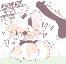 anthro balls big_butt big_ears big_penis bottomwear brown_body brown_bottomwear brown_clothing brown_fur brown_pants brown_shirt brown_topwear bulge butt clothing disembodied_penis duo duo_focus eyelashes freckled_face freckles fur genitals grass group hair heart_symbol huge_butt huge_penis looking_offscreen male male/male multicolored_body multicolored_hair offscreen_character open_mouth orange_body orange_fur orange_hair pants pedophilia_temptation penis pink_ears pink_tail plant shirt shorts shota size_difference small_balls smaller_male smug smug_face tail text thick_thighs tight_bottomwear tight_clothing tight_shorts topwear tuft twerking white_body white_fur white_hair young young_anthro julylafearata ellen_lowanna merry_noel kangaroo macropod mammal marsupial mouse murid murine rodent english_text hi_res