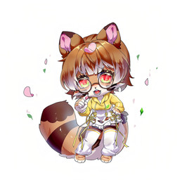 anthro biped breasts brown_body brown_ear_tips brown_fur brown_hair brown_markings brown_stripes clothed clothing countershade_arms countershade_face countershade_feet countershade_fur countershade_hands countershade_legs countershade_neck countershade_tail countershading dipstick_ears drawstring_hoodie ear_markings eyewear feet female front_view fully_clothed fur glasses green_eyes hair hand_on_hip hand_on_own_hip highlights_(coloring) legwear markings multicolored_ears multicolored_eyes open_mouth pawpads pink_inner_ear pink_pawpads red_eyes simple_background solo standing stripes tail teeth two_tone_eyes white_background white_body white_fur white_highlights unknown_artist potatotanuki_(potatoximon) canid canine mammal raccoon_dog tanuki 1:1 2023 chinese_description colored hi_res