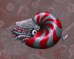 ambiguous_gender candy candy_cane cephalopod_shell dessert feral food mollusk_shell peppermint_(candy) shell solo stripes tentacles meglyman cephalopod food_creature living_candy marine mollusk nautilus 2013