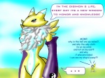 canine dialog digimon fox mammal raptorsr renamon text video_games
Rating: Questionable
Score: 3
User: NekoBot
Date: March 08, 2014