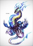 3_claws ambiguous_gender anthro black_sclera blue_body claws long_neck multicolored_body simple_background solo tail white_background yellow_body ksuwabe nintendo pokemon future_pokemon generation_9_pokemon legendary_pokemon miraidon paradox_pokemon pokemon_(species) scalie ultimate_mode_miraidon artist_name