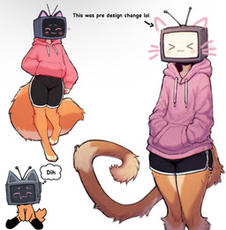 anthro chibi electronics femboy for_a_head fried_toothpaste fried_toothpaste(fried_toothpaste) fry(fried_toothpate) humor machine male male/male screen screen_face solo television domestic_cat felid feline felis mammal object_head screen_head tv_head
