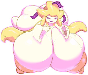 areola big_areola big_breasts big_butt big_nipples black_eyes breasts butt female huge_areola huge_breasts huge_butt huge_nipples hyper hyper_breasts levitating loose_sleeves nipples open_mouth puffy_areola puffy_nipples smile solo wide_sleeves beepunz nintendo pokemon generation_3_pokemon jirachi legendary_pokemon pokemon_(species) absurd_res hi_res