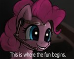 blue_eyes caption female happy scene_reference smile solo unknown_artist friendship_is_magic hasbro my_little_pony revenge_of_the_sith star_wars pinkie_pie_(mlp) equid equine horse mammal pony meme