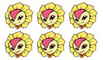 anthro chart eyeshadow female flower jewelry lipstick makeup plant smile solo sunflower anonymous_artist bandai_namco digimon digimon_(species) elemental_creature elemental_humanoid flora_fauna humanoid plant_humanoid sunflowmon headshot_portrait hi_res portrait female_(lore)