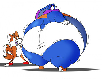 anthro belly belly_expansion big_belly big_butt blue_body blue_fur blueberry_inflation body_inflation butt butt_expansion butt_grab clothed clothing duo expansion female fur gloves hand_on_butt handwear huge_belly huge_butt hyper hyper_belly hyper_butt inflation looking_back male overweight overweight_anthro overweight_female panties simple_background slightly_chubby slightly_chubby_female thick_thighs transformation underwear white_background white_clothing white_gloves white_handwear white_panties white_underwear young young_anthro robot001_(artist) sega sonic_the_hedgehog_(series) cream_the_rabbit miles_prower canid canine fox lagomorph leporid mammal rabbit 2015