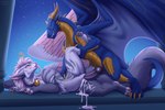 blue_body bodily_fluids cum cum_in_pussy cum_inside duo erection female female_penetrated feral feral_on_feral feral_penetrated feral_penetrating feral_penetrating_feral fur genital_fluids genitals horn knot male male/female male_penetrating male_penetrating_female membrane_(anatomy) membranous_wings messy night nimaria orgasm penetration penile penile_penetration penis penis_in_pussy pussy sex sharp_teeth spread_legs spreading tail teeth tongue tongue_out vaginal vaginal_penetration wings blackbatwolf european_mythology mythology aladar_eners dragon furred_dragon furred_scalie mythological_creature mythological_scalie scalie western_dragon hi_res