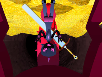 1_eye 4_fingers anthro armor big_penis black_body black_eyes black_fur cave coin duo_focus erection extreme_size_difference fangs female female_anthro feral fingers fur genitals glans gold_(metal) gold_coin group half-closed_eyes headgear helmet huge_penis inside larger_feral larger_male male male/female male_feral melee_weapon narrowed_eyes nervous nervous_smile pawpads penis purple_eyes purple_mouth purple_pawpads purple_sclera red_body red_glans red_penis red_scales red_spikes scales size_difference smaller_anthro smaller_female spiked_humanoid_penis spiked_penis spikes spikes_(anatomy) standing sword teeth trio weapon pinkmoth mythology immerrechthau_(pinkmoth) magpie_(pinkmoth) animate_inanimate domestic_cat dragon felid feline felis living_melee_weapon living_sword living_weapon mammal mythological_creature mythological_scalie scalie 2025 3d_(artwork) 4:3 digital_media_(artwork)