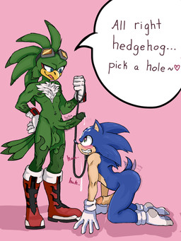 all_fours anthro arch_position arched_back arm_markings balls blue_body blue_eyes blue_fur blue_quills bodily_fluids boots chest_tuft clenched_teeth clothing collar crouching cum cum_drip cum_on_face dripping drool_on_face drooling duo eyeshadow eyewear feathers flame_pattern fluffy fluffy_chest footwear from_front_position fur genital_fluids genital_markings genital_piercing genitals gloves goggles green_body green_eyes green_feathers handwear heart_eyes heart_symbol leaking_precum leash leashed_collar leg_markings looking_at_another looking_at_genitalia looking_at_penis looking_down looking_up makeup male male/male markings mohawk navel navel_piercing nipple_outline nipple_piercing nipples onomatopoeia penis penis_markings penis_piercing piercing precum quills_(anatomy) red_eyeshadow saggy_balls saliva seductive sex shaking_penis shoes socks sound_effects tail tail_feathers tail_motion tailwag teeth text throbbing throbbing_penis tuft heehoohaa sega sonic_riders sonic_the_hedgehog_(comics) sonic_the_hedgehog_(series) jet_the_hawk sonic_the_hedgehog accipitrid accipitriform alien avian babylonian_(sonic) bird eulipotyphlan hedgehog mammal 3:4 english_text hi_res