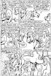 2014 anthro areola balls bessy_(here_there_be_dragons) big_breasts big_penis breasts comic dialogue dragon english_text equid equine erect_nipples erection female frill_(anatomy) genitals glans group gustav_(here_there_be_dragons) handjob here_there_be_dragons horse huge_penis hyper hyper_genitalia hyper_penis interspecies karno larger_female lying male male/female mammal monochrome mythological_creature mythological_scalie mythology nipples non-mammal_nipples on_back penile penis pussy scalie sex size_difference smaller_male sound_effects speech_bubble text trio zashy