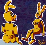 bedroom_eyes blush buckteeth butt fangame female fingers freckles machine narrowed_eyes navel open_mouth pasties rear_view scut_tail seductive short_tail tail teeth stellawisps five_nights_at_freddy's scottgames bunnie_(fntr) animatronic lagomorph leporid mammal rabbit robot 2023 digital_media_(artwork) hi_res