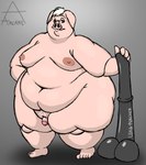 2024 absurd_res animal_genitalia animal_penis anthro arkaneanarchist_(artist) bald balls belly big_belly big_breasts big_butt blue_eyes breasts butt colored curled_tail digital_drawing_(artwork) digital_media_(artwork) dildo domestic_pig equine_genitalia equine_penis facial_hair fatpad fupa genitals hair hand_on_object hi_res holding_dildo holding_object holding_sex_toy huge_butt huge_hips huge_thighs humanoid_genitalia humanoid_penis hyper hyper_dildo hyper_sex_toy looking_at_viewer male mammal micropenis moobs navel nipples nude obese obese_anthro obese_male overweight overweight_anthro overweight_male penis pink_body pink_skin pubes rear_view sex_toy shaded simple_background small_penis smile solo standing suid suina sus_(pig) tail thick_thighs watermark white_hair wide_hips