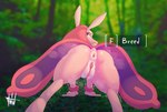 all_fours anthro anus bedroom_eyes bent_over big_butt bodily_fluids butt butt_focus button_prompt clitoris female forest forest_background gameplay_mechanics genital_fluids genitals humanoid_genitalia humanoid_pussy in_heat leaking leaking_pussy looking_at_viewer looking_back looking_back_at_viewer narrowed_eyes nature nature_background nude nude_anthro nude_female outdoor_nudity outside pink_body pink_eyes pink_pussy plant presenting presenting_pussy puffy_anus pussy seductive shaking simple_background solo spread_legs spreading steam suggestive sweat sweatdrop sweaty_butt sweaty_genitalia sweaty_legs sweaty_thighs tail text thick_thighs tree trembling vaginal_fluids tenides palworld pocketpair lovander pal_(species) scalie 2024 absurd_res digital_media_(artwork) english_text hi_res