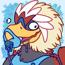 abdl abstract_background adult_baby anthro arm_tuft back_wings beak bib blue_background blue_bib blue_border blue_cere blue_outline blue_pacifier bodily_fluids border cere_(anatomy) derp_eyes derpy drooling feather_hair feather_tuft feathered_crest feathered_wings feathers floating_eyes furgonomic_pacifier furgonomics grey_arms grey_body grey_chest grey_cord grey_face grey_feathers grey_neck grey_shoulders grey_torso grey_tuft grey_wings hair head_crest male multicolored_arms multicolored_body multicolored_face multicolored_feathers multicolored_shoulders multicolored_torso multicolored_wings neck_tuft object_in_beak object_in_mouth outline pacifier pacifier_clip pacifier_cord pacifier_in_mouth pokemorph pseudo_hair red_arms red_back red_body red_crest red_feathered_crest red_feathers red_neck red_shoulders red_tuft red_wings saliva saliva_on_beak saliva_string shoulder_tuft simple_background solo tan_feather_hair tan_hair tan_pseudo_hair tongue tuft white_crest white_feathered_crest wing_tuft wings yellow_beak crepepup nintendo pokemon fan_character nado_soarian accipitrid accipitriform avian bird braviary eagle generation_5_pokemon pokemon_(species) colored digital_drawing_(artwork) digital_media_(artwork) headshot_portrait icon portrait