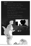 accessory anus belly belly_expansion biped blurred_background border bottomwear bottomwear_around_legs breast_expansion breasts butt cellphone clothing clothing_around_legs digitigrade duo electronics expansion eyes_closed female female_human genitals growth hair hair_accessory hairband human_to_anthro ineffective_clothing legs_together mid_transformation night non-mammal_breasts open_mouth outside panties pants pants_around_legs phone phone_call ponytail pussy sharp_teeth shirt side_view silhouette smartphone snout snout_growth solo_focus species_transformation standing tail tail_growth teeth text three-quarter_view topwear torn_bottomwear torn_clothing torn_topwear transformation underwear white_border koopacap dinosaur human mammal prehistoric_species reptile scalie theropod tyrannosaurid tyrannosauroid tyrannosaurus tyrannosaurus_rex 2023 artist_name english_text hi_res monochrome