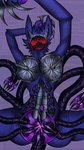 anthro blue_body blue_fur claws decepticon female from_front_position fur lying machine mechanophilia metallic_body missionary_position on_back sex solo tentacles visor saudawg hasbro takara_tomy transformers soundwave biomechanical protogen robot_anthro 9:16 absurd_res hi_res