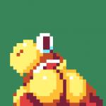 big_butt butt solo superiorfox mario_bros nintendo koopa koopa_troopa scalie 1:1 2019 digital_media_(artwork) pixel_(artwork) upscale