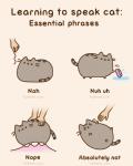 ambiguous_gender duo fur grey_body grey_fur humor loaf simple_background solo_focus text whiskers pusheen_corp third-party_edit pusheen_and_friends pusheen domestic_cat felid feline felis human mammal 4:5 animated english_text meme multiple_images female_(lore)