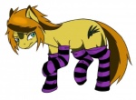 ambiguous_gender clothing cutie_mark feral footwear hair legwear long_hair quadruped simple_background socks solo tail white_background jobo37 kevinsano hasbro my_little_pony fan_character earth_pony equid equine horse mammal pony digital_media_(artwork)