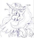 2013 <3 anthro anthrofied blush butt butt_grab cutie_mark dialog duo english_text equine eyes_closed female friendship_is_magic grab hair horn horse incest kissing lesbian long_hair my_little_pony princess_celestia_(mlp) princess_luna_(mlp) sibling sisters suirano text winged_unicorn wings
Rating: Questionable
Score: 16
User: lemongrab
Date: November 04, 2013