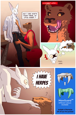 advertisement albino anthro bite bite_mark bodily_fluids caressing carrot clothed clothing confusion creepy_face danger denied dialogue dirty_talk eager enthusiastic excuses fangs female flirting food fur furgonomics furniture hesitant hesitation holding_chin humor imminent_vore implications kneeling licking licking_lips male male/female mouthguard on_table open_clothing open_shirt open_topwear orange_body orange_fur panicked_look panicking partially_clothed peril plant public_service_announcement rejection saliva scared scared_eyes shirt sitting sitting_on_table standing table teeth teeth_showing text tongue tongue_out topwear uncomfortable vegetable white_body white_fur yellow_eyes silverjacket felid feline hare lagomorph leporid lion mammal pantherine 2:3 absurd_res comic english_text hi_res