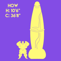 anthro big_penis eyewear eyewear_only flexing flexing_bicep flexing_both_biceps genitals glans glasses glasses_only huge_penis humanoid_genitalia humanoid_penis hybrid_genitalia hybrid_penis hyper hyper_genitalia hyper_penis male male_anthro medial_ring medial_ringed_humanoid_penis medial_ringed_hybrid_penis minimalism minimalist muscular muscular_anthro muscular_male nude penis purple_and_yellow purple_background simple_background solo text vein veiny_penis wearing_glasses yellow_body yellow_penis yellow_text melaisen canid canine mammal 1:1 2023 absurd_res digital_drawing_(artwork) digital_media_(artwork) english_description full-length_portrait hi_res portrait restricted_palette