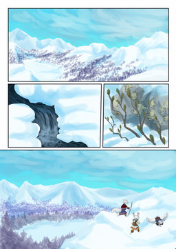 ambiguous_gender anthro blue_sky cloud day feathers flying fur lake mountain outside plant river sky snow tail tree walking water white_body white_feathers white_fur white_tail young young_ambiguous young_anthro bjekkergauken ailu_(bjekkergauken) helbme_(bjekkergauken) unni_(bjekkergauken) vide_(bjekkergauken) arctic_fox avian bird canid canine fox hare horned_owl lagomorph leporid mammal mountain_hare owl snowy_owl true_fox true_owl 2025 colored comic hi_res