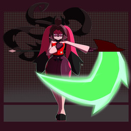 anthro antlers boots cape clothing footwear glowing glowing_eyes horn leggings legwear long_ears male melee_weapon polearm scythe shoes smile solo thick_thighs toeless_footwear toeless_shoes weapon aurabutt atlyss aura_(aurabutt) jackalope lagomorph mammal poon_(atlyss) 1:1 absurd_res hi_res
