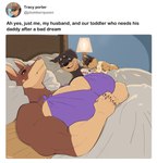 2024 ah_yes._me._my_girlfriend. annoyed anthro apologetic bed bedroom big_breasts blue_eyes breasts brown_body brown_eyes brown_fur canid canine canis daniel_porter daniel_porter_jr. dobermann domestic_dog english_text eyewear father_(lore) father_and_child_(lore) father_and_son_(lore) female fish fur furniture good_parenting group hi_res huge_breasts husband_and_wife lamp male male/female mammal marine married_couple meme mother_(lore) mother_and_child_(lore) mother_and_son_(lore) muscular muscular_arms muscular_female nightgown parent_(lore) parent_and_child_(lore) parent_and_son_(lore) pinscher plushie roly shark sleeping slice_of_life son_(lore) sunglasses text tracy_porter trio