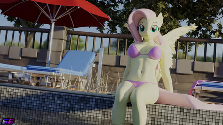 5_toes anthro anthrofied bikini clothing crossed_legs feet female humanoid_feet looking_at_viewer partially_submerged plantigrade sitting solo swimming_pool swimwear toes two-piece_swimsuit wings shadowboltsfm friendship_is_magic hasbro my_little_pony mythology fluttershy_(mlp) equid equine mammal mythological_creature mythological_equine pegasus 16:9 3d_(artwork) 3d_animation animated digital_media_(artwork) hi_res high_framerate no_sound short_playtime video widescreen