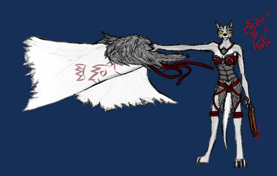 anthro armor barefoot belt blaster bra cloak clothing clothing_pull digitigrade energy_weapon eyeliner fangs feet female flowing_cape flowing_clothing fur fur_collar furred_clothing grey_body grey_fur gun holding_cloak holding_gun holding_object holding_ranged_weapon holding_weapon jewelry looking_at_viewer makeup necklace pink_eyeliner ranged_weapon red_belt red_bra red_clothing red_glow red_smoke red_underwear segmented_armor shotgun smoke symbol symbol_on_clothing tail teeth tribal underwear undressing weapon white_body white_cloak white_clothing white_fur yellow_eyes haribunawa legends_of_chima lego mohrta windra_(legends_of_chima) canid canine canis mammal wolf 2026 absurd_res alpha_channel crossover hi_res signature