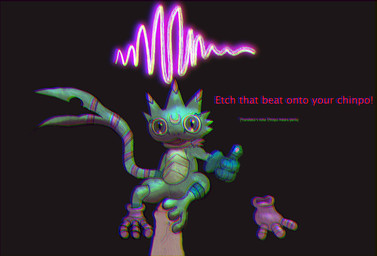 anthro clothing duo erection feet foot_fetish foot_on_penis foot_play footjob footwear foreskin genitals gesture gloves green_body hand_gesture handwear male male/male penile penis sex socks text thumbs_up toe_socks translator's_note pomf_(artist) bandai_namco digimon digimon_beatbreak digimon_(species) gekkomon english_text hi_res