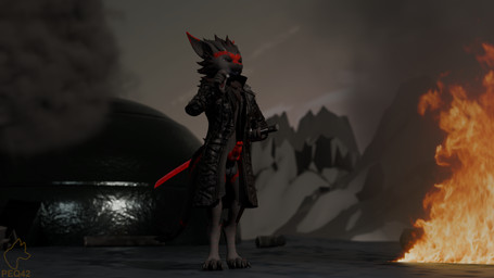 animal_genitalia animal_penis anthro canine_genitalia canine_penis clothing coat explosion fire genitals knot male melee_weapon muramasa penis red_penis smoking solo sword topwear trenchcoat weapon peq42 konami metal_gear mythology mr_headcrab dragon mythological_creature mythological_scalie nardoragon scalie 16:9 3d_(artwork) digital_media_(artwork) hi_res widescreen