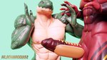 abs anthro biceps duo erection food food_fetish food_play foreskin genitals hot_dog male male/male muscular muscular_male mustard nipples obliques pecs penis penis_hot_dog triceps vein drboumboom32 mythology duncan_(strahinium) helm_(connivingrat) crocodile crocodilian dragon mythological_creature mythological_scalie reptile scalie 16:9 2023 3d_(artwork) digital_media_(artwork) hi_res widescreen