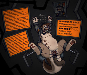 6_breasts 6_nipples ambiguous_fluids anal anal_penetration andromorph anthro artificial_insemination begging big_butt big_tail big_vulva bodily_fluids bound breasts breeding_slave broodmother butt cervical_penetration cervix chain chair clitoral_hood clitoris clothed clothing collar cum distressed drugged dysphoria eyewear facial_hair forced fur furniture gender_dysphoria genital_fluids genital_piercing genitals glasses hormones impregnation intersex labia_piercing laboratory misgendering monitors multi_breast multi_nipple mustache nipples object_in_pussy open_mouth overweight pain partially_clothed pawpads paws penetration piercing pubes rape restraints science_fiction scientific_experiment sex solo spread_legs spreading stubble substance_intoxication tail tears test_subject text thick_thighs tongue tube_in_ass unwanted_impregnation vaginal_fluids vulva vulva_piercing wide_hips ottertobedestroyed hiro_(ottertobedestroyed) mammal mustelid otter 2025 absurd_res colored digital_drawing_(artwork) digital_media_(artwork) english_text hi_res shaded