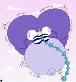 4_fingers air_inflation anthro antlers bar_emanata belly belly_expansion big_belly big_butt big_cheeks big_moobs big_navel blush blush_lines body_inflation butt butt_expansion cheek_expansion clothing cloud countershade_belly countershading emanata expansion eyelashes femboy fingers flash_emanata floating fur horn hose hose_in_mouth hose_inflation huge_belly huge_butt huge_cheeks huge_moobs huge_navel huge_thighs hyper hyper_belly hyper_butt hyper_cheeks hyper_inflation hyper_navel hyper_thighs immobile inflation logo makeup male moob_expansion moobs motion_lines navel navel_expansion onomatopoeia outie_navel pattern_clothing pattern_shirt pattern_topwear puffed_cheeks purple_body purple_fur shirt sky skyscape solo sound_effects striped_clothing striped_shirt striped_topwear stripes swelling text thick_thighs thigh_expansion topwear x_navel thatdawgmurray happy_tree_friends mime_(htf) deer mammal 2025 absurd_res aliasing artist_logo artist_name digital_media_(artwork) hi_res signature