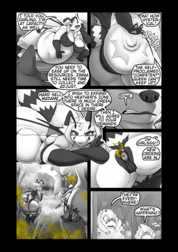 3_fingers 4_arms antennae_(anatomy) anthro anus back_wings belly big_belly big_breasts big_butt breasts building business businesswoman butt butt_ripple butt_ripples butt_slap claws clenched_teeth clothed clothed_anthro clothed_female clothing dialogue fart fart_cloud fart_fetish farting_female female female_farting finger_claws fingers flower fully_clothed fully_clothed_anthro fully_clothed_female gassy genitals group house huge_belly huge_breasts huge_butt insect_wings lounging lying mandibles multi_arm multi_limb navel negotiation negotiations nude nude_anthro nude_female obese obese_anthro obese_female on_front overweight overweight_anthro overweight_female pawpads plant puffy_anus ringing_phone self_spank slap slapping_own_butt slapping_self speech_bubble stinger stinger_tail tail teeth text tree vulva wings soomir heather_(soomir) hectar_(soomir) marigold_(soomir) sasha_(soomir) arthropod bee canid canine canis domestic_dog husky hymenopteran insect mammal nordic_sled_dog queen_bee spitz absurd_res black_and_white comic english_text hi_res monochrome