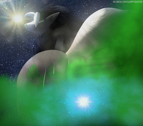 ambiguous_gender anus big_anus big_butt biohazard_symbol butt fart fart_cloud fart_fetish farting_on_face fur galaxy giga_macro green_anus green_fart_cloud hair hazard_symbol huge_butt looking_back macro presenting radioactive rear_view smile solo space star symbol tail universe sloppysnuffer nintendo pokemon fan_character jack_(zorojack) canid canine generation_5_pokemon mammal pokemon_(species) zoroark digital_media_(artwork) hi_res