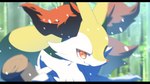 ambiguous_gender anthro bamboo big_ears blurred_background chest_tuft inner_ear_fluff looking_at_viewer outside smile solo stick tuft kompeito nintendo pokemon braixen generation_6_pokemon pokemon_(species) 16:9 hi_res portrait widescreen