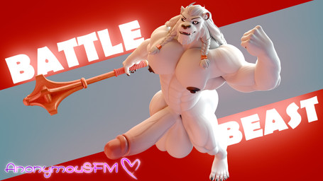 abs anthro areola balls big_balls big_penis claws erection fur genitals hair huge_balls huge_penis humanoid_genitalia humanoid_penis hyper hyper_balls hyper_genitalia hyper_penis looking_at_viewer male muscular muscular_anthro muscular_male nipples nude open_mouth pecs penis puffy_nipples simple_background smile solo teeth text thick_thighs weapon white_body white_fur anonymousfm image_comics invincible_(image_comics) thokk_(invincible) felid feline felis lion mammal pantherine 3d_(artwork) absurd_res digital_media_(artwork) hi_res