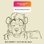 anthro male male_anthro solo thekinkybear beau_bennett hyena mammal 1:1 sketch