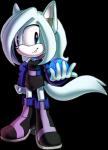 anthro blue_eyes clothing female hair simple_background smile solo white_background white_hair ketrindarkdragon sega sonic_the_hedgehog_(series) fan_character mammal alpha_channel