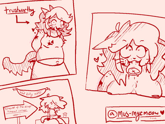 3_panel_comic anthro arrow_sign bed bite blood blood_on_arm blood_on_chest blood_on_face blood_on_hair blood_on_weapon bodily_fluids body_hair breast_squish breasts clothing crazy_eyes dildo_in_mouth eyeliner female fluffy fluffy_tail furniture hands_behind_back happy_trail heart_symbol knife knife_behind_back makeup nude on_bed oral oral_penetration overweight overweight_female penetration sex_toy sex_toy_in_mouth sex_toy_insertion sitting sitting_on_bed solo squish strapon strapon_in_mouth tail time-out weapon mus-myemeow maysie_(mus-myemeow) domestic_cat felid feline felis mammal tortoiseshell_cat 2025 4:3 aliasing binary_drawing digital_drawing_(artwork) digital_media_(artwork) hatching_(art) hi_res line_art monochrome paint.net_(artwork) shaded trans_(lore) trans_woman_(lore)